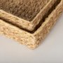 70227 - Hona Set of 2 Large Rectangular Nesting Water Hyacinth Trays