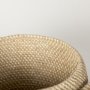 70232 - Kalopa Set of 2 Seagrass Floor Baskets w/ Flat Handled Lid