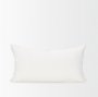 70310 - Jolie Cream w/ Black Print Linen Lumbar Pillow Cover