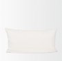 70314 - Jayden 14x26 Cream w/ Black Print Linen Lumbar Pillow Cover