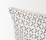 70314 - Jayden 14x26 Cream w/ Black Print Linen Lumbar Pillow Cover