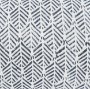 70320 - Janelle 14x26 Cream w/ Indigo Print Linen Lumbar Pillow Cover