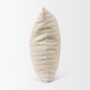70325 - Jace 22x22 Cream/Beige Stripe Linen-Cotton Square Pillow Cover