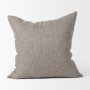 70331 - Jacklyn Grey Linen Square Decorative Pillow Cover