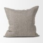 70331 - Jacklyn Grey Linen Square Decorative Pillow Cover