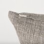 70331 - Jacklyn Grey Linen Square Decorative Pillow Cover