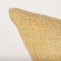 70332 - Jacklyn 22x22 Mustard Linen Square Decorative Pillow Cover