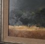 14721 - Haze Landscape by Mercana Studio a Hand Embellished Textured Framed Art Print