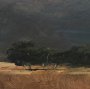 14721 - Haze Landscape by Mercana Studio a Hand Embellished Textured Framed Art Print