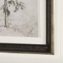 14716 - Westcoast Tree Drawing II by Mercana Studio Hand Embellished Framed Art Print Matted under Glass