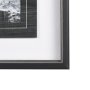 14751 - Black Composition I by Mercana Studio Hand Embellished Textured Framed Art Print Matted under Glass