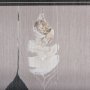 14748 - Rain of Feather Warm Gray by Mercana Studio Hand Embellished Framed Art Print Matted under Glass