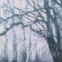 14754 - A Fresh Winter Morning II by Mercana Studio Hand Embellished Framed Art Print Matted under Glass