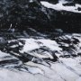14767 - Black Strokes I by Mercana Studio a Hand Embellished Textured Framed Art Print Matted under Glass