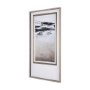 14768 - Black Strokes II by Mercana Studio a Hand Embellished Textured Framed Art Print Matted under Glass