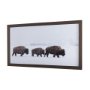 14778 - Frozen Trek by Mercana Studio a Hand Embellished Textured Framed Photo Art Print Matted under Glass