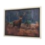 14775 - Glorious Stag by Mercana Studio a Hand Embellished Textured Framed Photo Art Print Matted under Glas