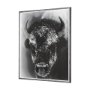 14776 - Snow Mask by Mercana Studio a Hand Embellished Textured Framed Photo Art Print Matted under Glass