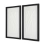 14789 - White Vines II (SET OF 2) by Studio M a handmade Original Framed 3D Textured Artwork under Glass