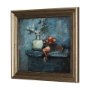 14790 - Still Life with Tangerine by Mercana Studio a Hand Embellished Textured Framed Art Print