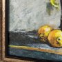 14790 - Still Life with Tangerine by Mercana Studio a Hand Embellished Textured Framed Art Print