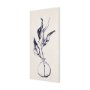102423-S - Sapphire Vase I by Mercana Studio a Hand Embellished Textured Canvas