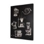 102433-S - Coffee Maker Study by Mercana Studio a Hand Embellished Textured Canvas