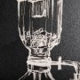 102433-S - Coffee Maker Study by Mercana Studio a Hand Embellished Textured Canvas