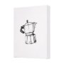 102435-S - Stove Top Espresso Maker by Mercana Studio a Hand Embellished Textured Canvas