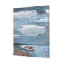 102441-S - Cloud Bay I by Mercana Studio a Hand Embellished Textured Canvas