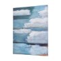 102442-L - Cloud Bay II by Mercana Studio a Hand Embellished Textured Canvas