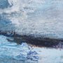 102442-L - Cloud Bay II by Mercana Studio a Hand Embellished Textured Canvas