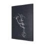 102447-S - Ikebana Dark I by Mercana Studio a Hand Embellished Textured Canvas