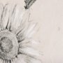 102451-L - Chamomile Drawing I by Mercana Studio a Hand Embellished Textured Canvas