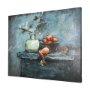 102458-L - Still Life with Tangerine by Mercana Studio a Hand Embellished Textured Canvas