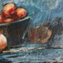 102458-S - Still Life with Tangerine by Mercana Studio a Hand Embellished Textured Canvas