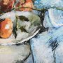 102460-S - Still Life with Peaches by Mercana Studio a Hand Embellished Textured Canvas