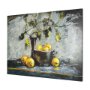 102462-L - Still Life with Lemons by Mercana Studio a Hand Embellished Textured Canvas