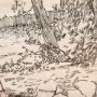 102482-S - Fireside II by Mercana Studio a Hand Embellished Textured Canvas