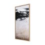 102485-FS - Black Strokes I by Mercana Studio a Hand Embellished Textured Framed Canvas