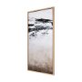 102486-FS - Black Strokes II by Mercana Studio a Hand Embellished Textured Framed Canvas
