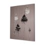 102498-S - Rain of Feather Warm Gray by Mercana Studio a Hand Embellished Textured Canvas