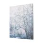 102500-S - A Fresh Winter Morning II by Mercana Studio a Hand Embellished Textured Canvas
