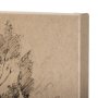 102501-L - Tree Drawing I by Mercana Studio a Hand Embellished Textured Canvas