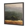 102507-FS - Haze Landscape by Mercana Studio a Hand Embellished Textured Framed Canvas