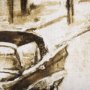 102509-S - Vintage Car Picture I by Mercana Studio a Hand Embellished Textured Canvas