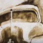102511-L - Vintage Car Picture III by Mercana Studio a Hand Embellished Textured Canvas