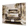 102512-S - Vintage Car Picture IV by Mercana Studio a Hand Embellished Textured Canvas