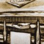 102512-S - Vintage Car Picture IV by Mercana Studio a Hand Embellished Textured Canvas