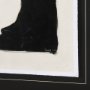 14672 - Pomegranate Branch Silhouette by Mercana Studio Hand Embellished Framed Art Print Matted under Glass